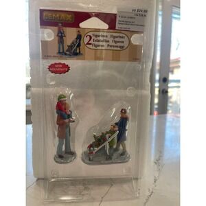 Lemax Village Family Holiday Shopping Spree Set of 2 Figurines 22124 NIP NEW